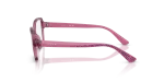 Vogue Optic VY2032 2761 Transparent Purple แว่นสายตา Vogue VY2032 2761 มุมข้าง ขาแว่นสีชมพูเต็มขา