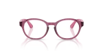 Vogue Optic VY2041 3266 Transparent Purple Vogue VY2041 3266 แว่นสายตาม่วงโปร่งใส ขาชมพู สำหรับเด็ก