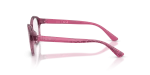 Vogue Optic VY2041 3266 Transparent Purple แว่นสายตา Vogue VY2041 3266 มุมข้าง ขาแว่นสีชมพูเต็ม