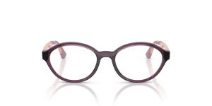 Vogue VY2043 3064 แว่นสายตาเด็กไนลอนม่วงโปร่งใสทรงวงรี ทั้งสองเพศ