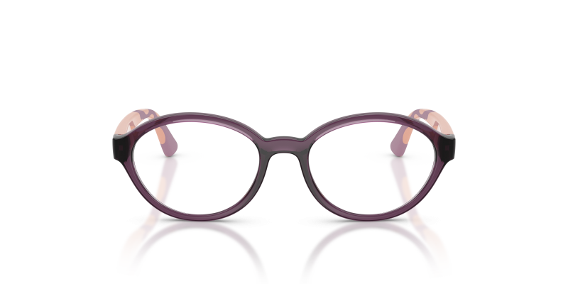 Vogue Optic VY2043 3064 Transparent Violet Vogue VY2043 3064 แว่นสายตาเด็กไนลอนม่วงโปร่งใสทรงวงรี ทั้งสองเพศ