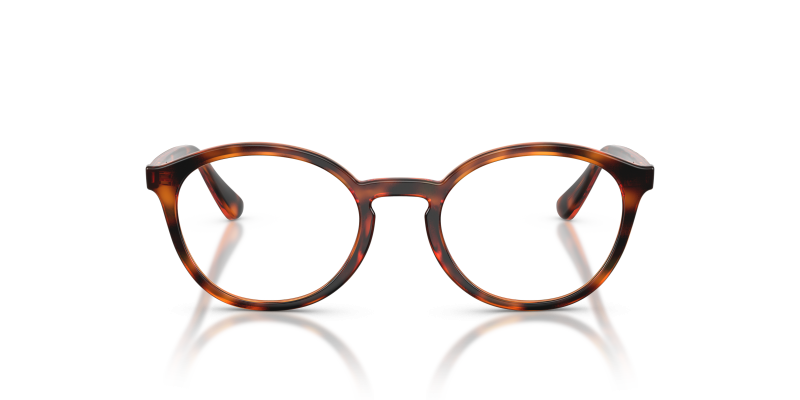 Vogue VY2044 W656 แว่นสายตาเด็กกรอบไนลอนสีฮาวานาเข้ม ทรงแฟนทอสกลม สำหรับเด็ก