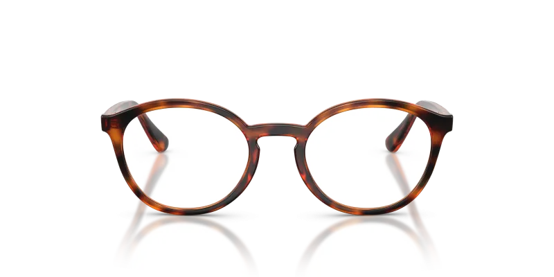Vogue VY2044 W656 แว่นสายตาเด็กกรอบไนลอนสีฮาวานาเข้ม ทรงแฟนทอสกลม สำหรับเด็ก