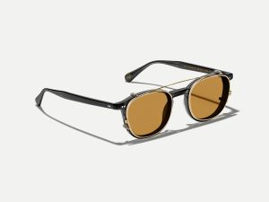 Moscot Arthur clip 51 Amber