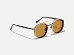 Moscot Zev clip 49 Amber