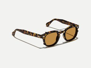 Moscot Cliptosh 46 Amber (Matte Black)