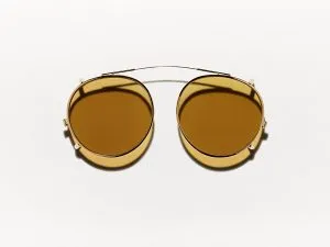 Moscot Arthur clip 48 Amber