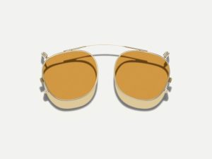 Moscot Dolt clip 49 Amber