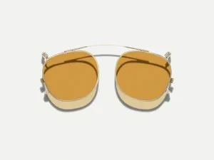 Moscot Dolt clip 49 Amber