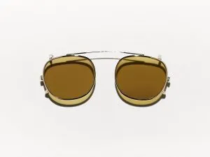 Moscot Cliptosh 44 Amber (Matte Black)