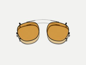 Moscot Cliptosh 46 Amber (Matte Black)