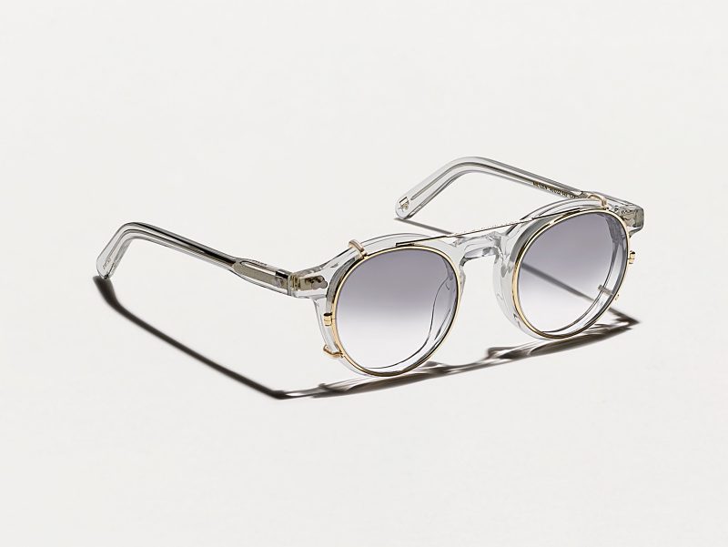 Moscot Clipzen 46 American Grey Fade