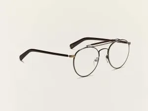 Moscot Lazer 49 Antique Gold/Matte Dark Brown