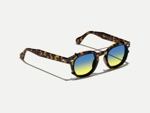 Moscot Cliptosh 52 Aqua Sunrise (Matte Black)