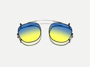Moscot Cliptosh 52 Aqua Sunrise (Matte Black)