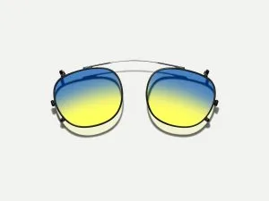 Moscot Cliptosh 52 Aqua Sunrise (Matte Black)