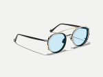 Moscot Zev clip 49 Bel Air Blue