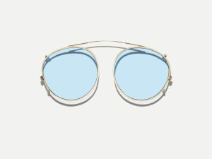 Moscot Zev clip 49 Bel Air Blue