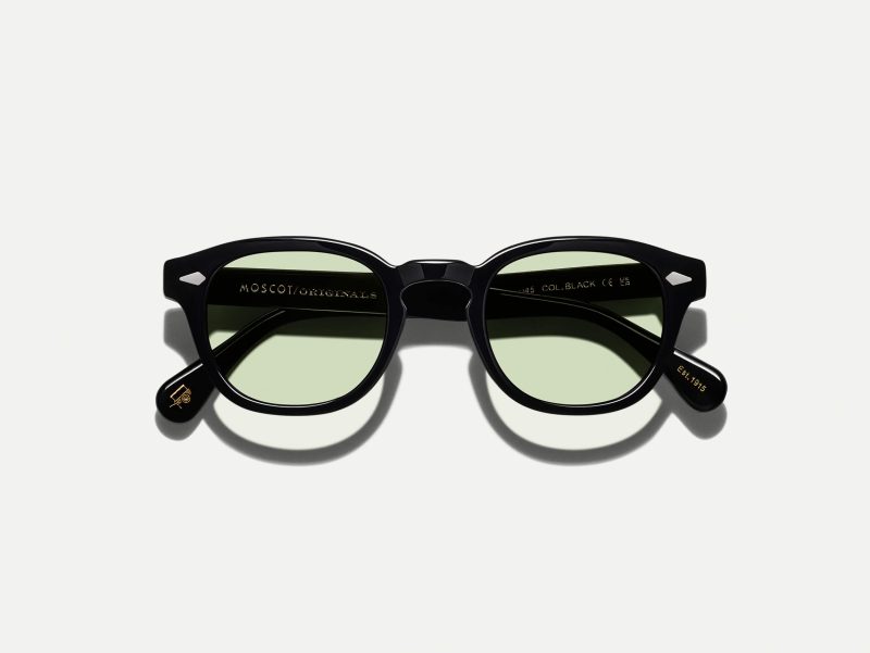 Moscot Lemtosh with green+ 44 Black