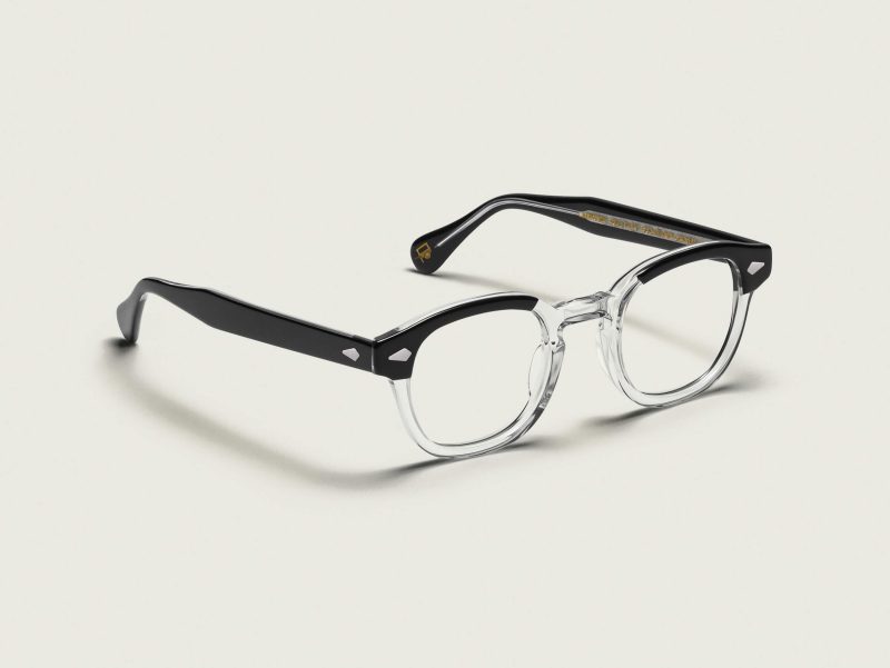 Moscot Lemtosh 46 Black Crystal