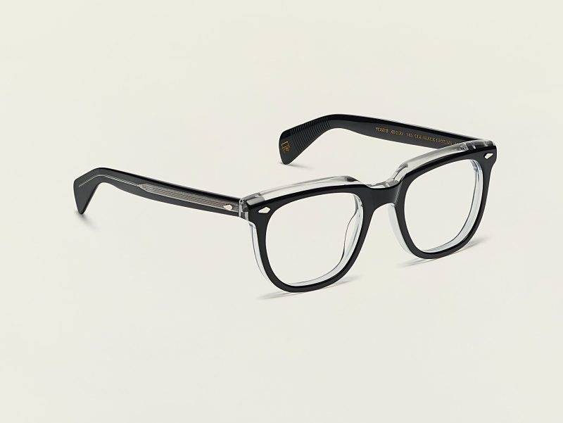 Moscot Yontif 52 Black/Crystal