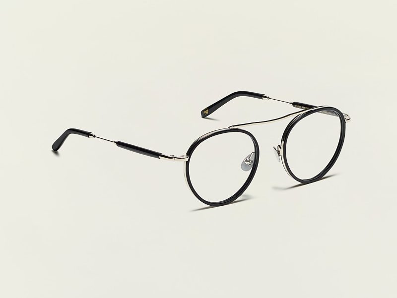 Moscot Pupik 47 Black/Silver