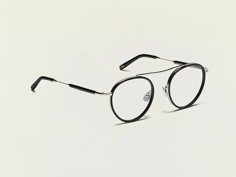 Moscot Pupik 47 Black/Silver