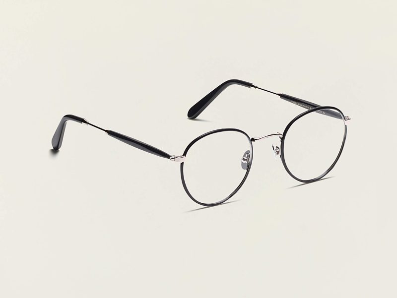 Moscot Pitsel 50 Black/Silver