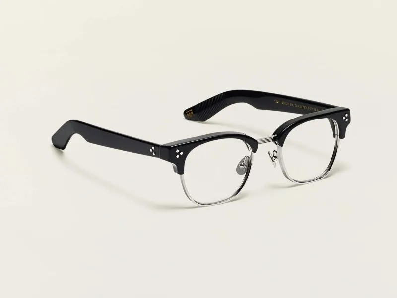 Moscot Tinif 48 Black/Silver Moscot Tinif 48 Black/Silver