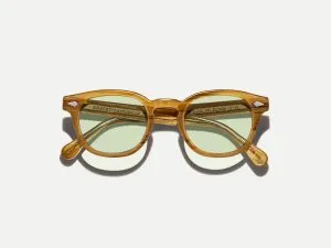 Moscot Lemtosh with green+ 49 Blonde