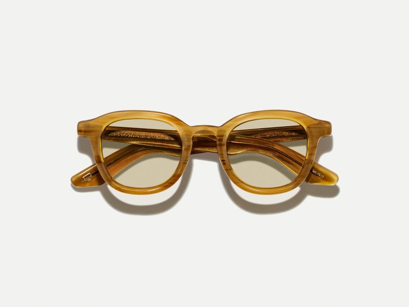 Moscot Dahven with amber+ 44 Blonde