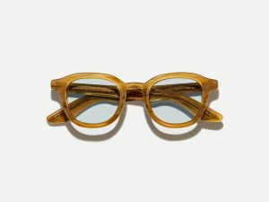 Moscot Dahven with blue+ 44 Blonde