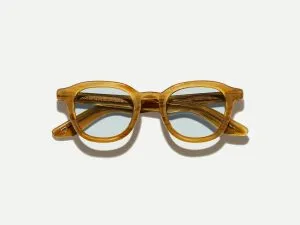 Moscot Dahven with blue+ 44 Blonde