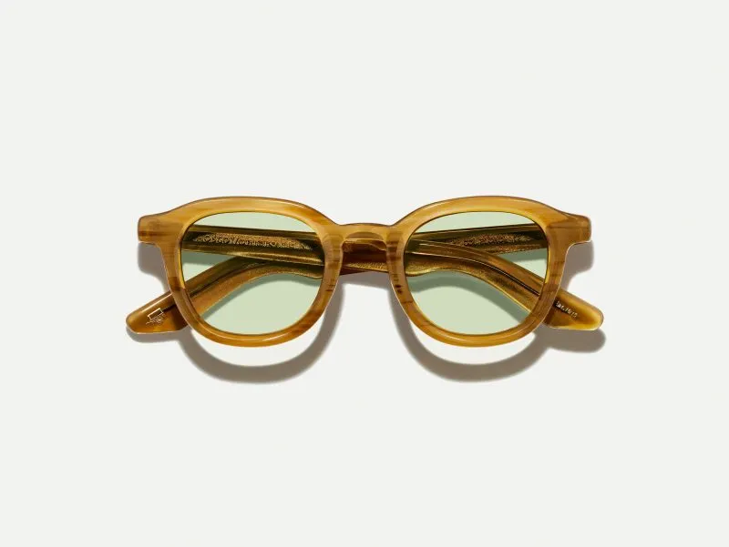 blonde-1.jpg Moscot Dahven with green+ 44 Blonde