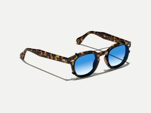 Moscot Cliptosh 49 Broadway Blue Fade (Matte Black)
