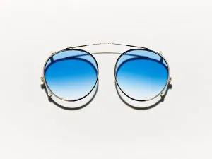 Moscot Cliptosh 44 Broadway Blue Fade (Matte Black)