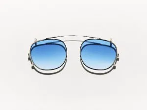 Moscot Cliptosh 46 Broadway Blue Fade (Matte Black)