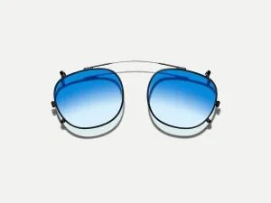 Moscot Cliptosh 52 Broadway Blue Fade (Matte Black)