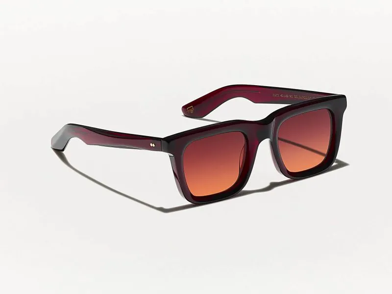 Moscot Rizik 49 Burgundy