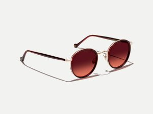 Moscot Zev 49 Burgundy