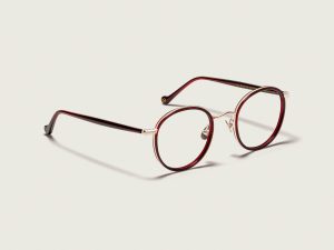 Moscot Zev 49 Burgundy