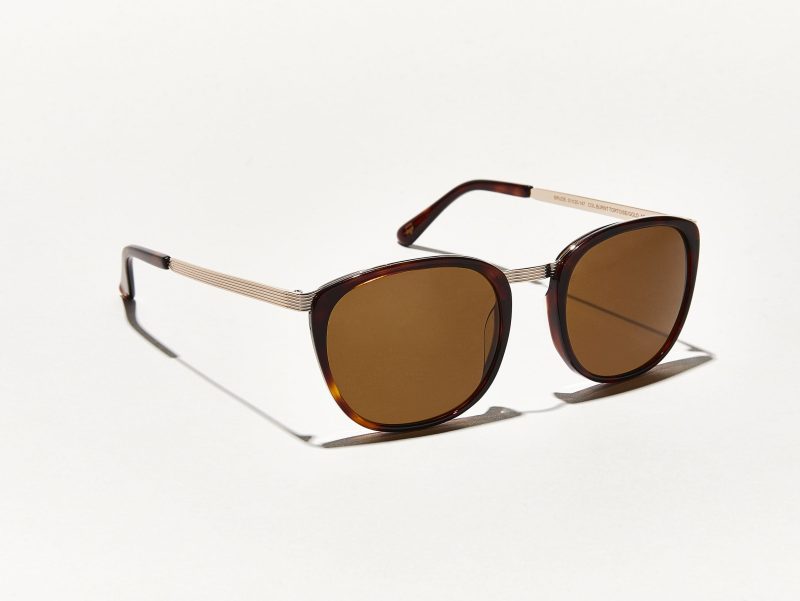 Moscot Brude 51 Burnt Tortoise/Gold