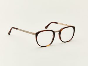 Moscot Brude 51 Burnt Tortoise/Gold