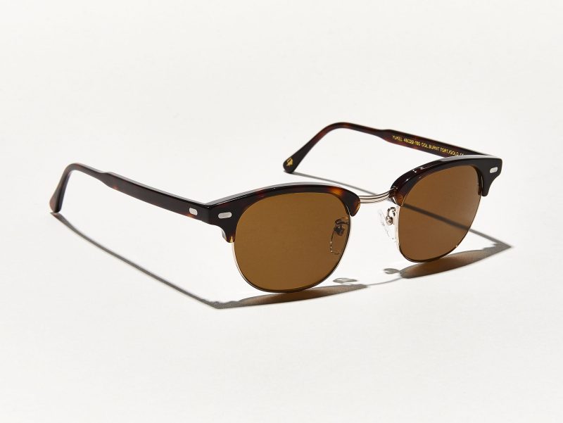 Moscot Yukel 51 Burnt Tortoise/Gold