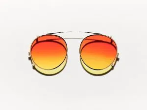 Moscot Cliptosh 44 Candy Corn (Matte Black)