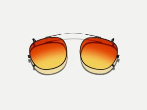 Moscot Cliptosh 46 Candy Corn (Matte Black)