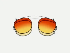 Moscot Cliptosh 52 Candy Corn (Matte Black)