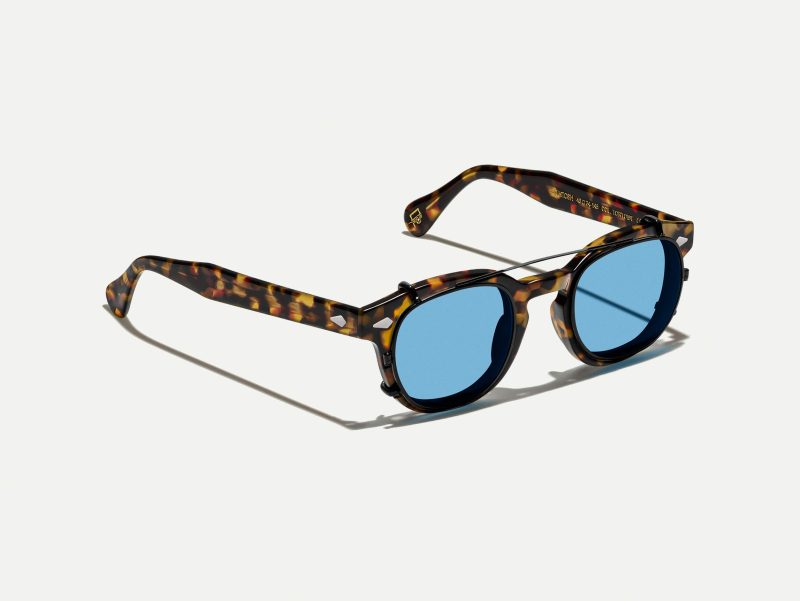 Moscot Cliptosh 49 Celebrity Blue (Matte Black)