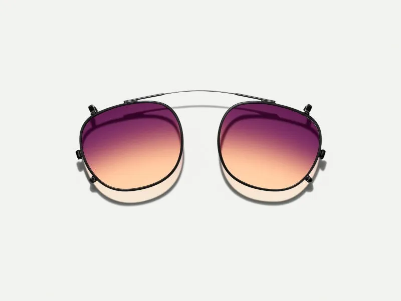 Moscot Cliptosh 52 City Lights (Matte Black)