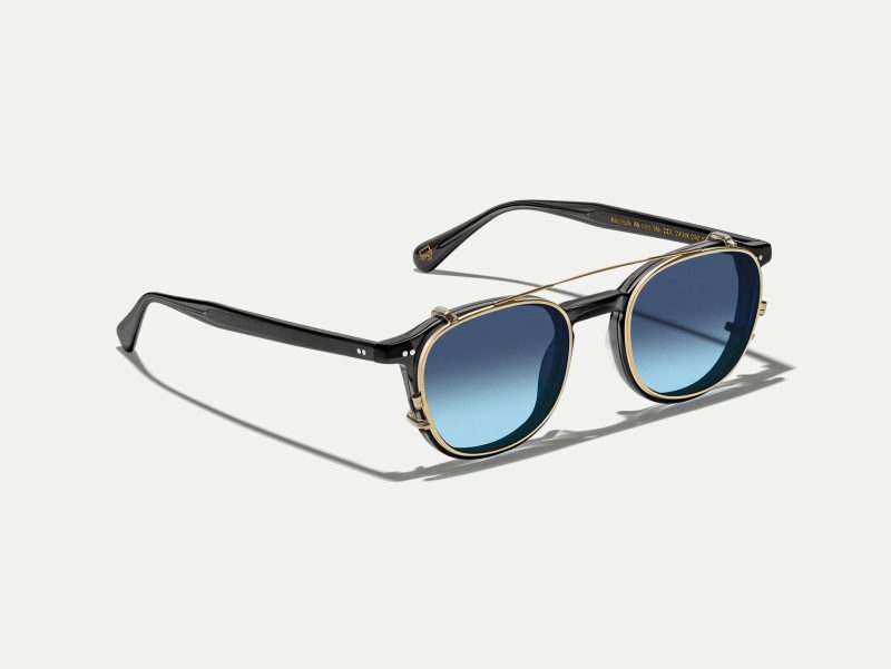 Moscot Arthur clip 51 Denim Blue